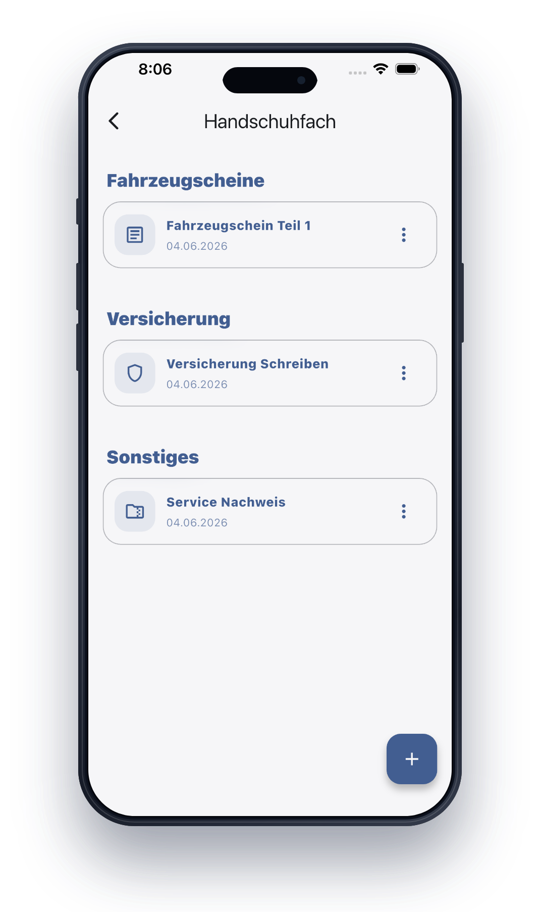 Carvuro App – Dokumentenablage im digitalen Handschuhfach